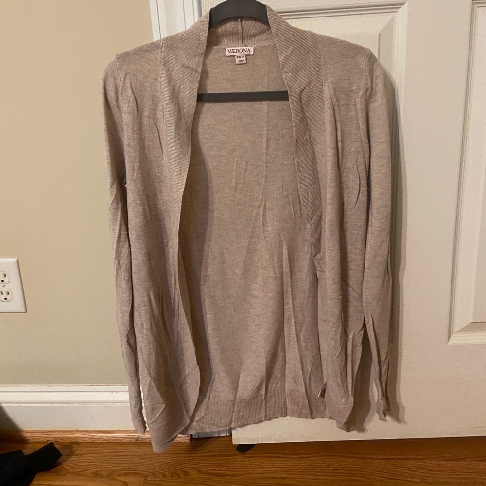 Tan Cardigan - Picture 2 of 4